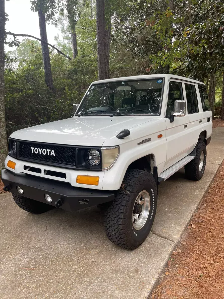 1993 Toyota Land Cruiser Prado White 4WD Manual 1993 Toyota Land Cruiser Prado