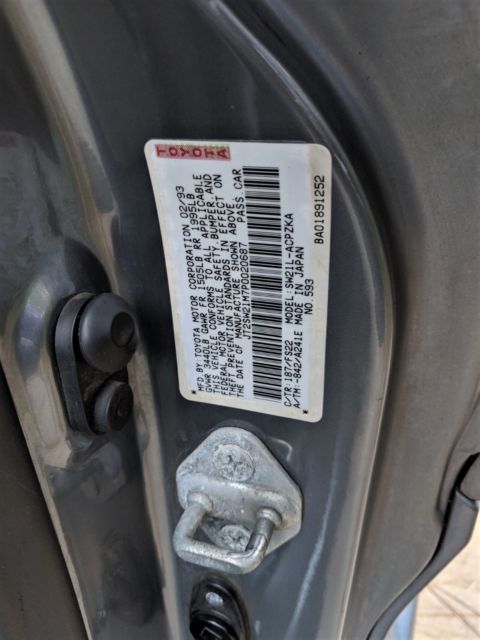 1993 Toyota MR2 SMG Sunroof NO P/S or ABS - photo 10