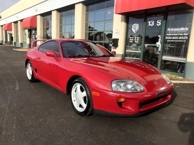 1993 TOYOTA SUPRA MKIV TWIN TURBO RED VIN TAGS 1993 Toyota Supra Twin Turbo Hatchback 2-Door