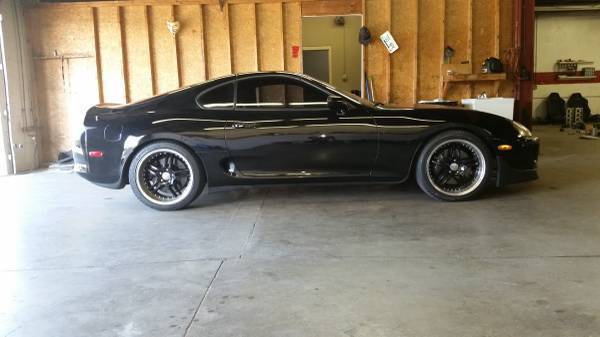 1993 Toyota Supra, Targa, TT car with single swap, built th400 trans 1993 Toyota Supra Targa