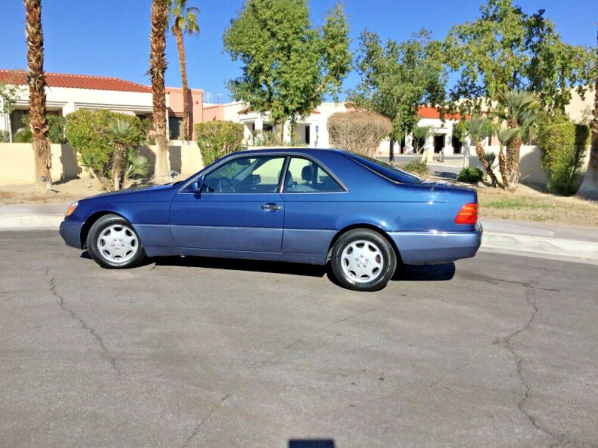 1993:500 SEC Coupe / W140 / Nautical Blue with Gray Leather 1993 Mercedes-Benz S-Class 500 SEC