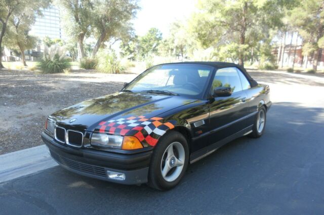 1994 325iC E36 SABLE BLACK CONVERTIBLE IMMACULATE DILIGENTLY MAINTAINED BEAUTY 1994 BMW 3-Series M-Series Flag Graphics