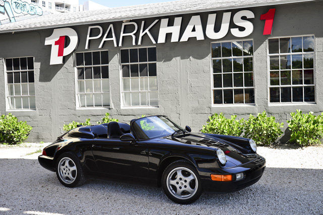 1994 911 964 Speedster Rare Black on Black Sport Buckets RS VIN Cup 964 1994 Porsche 911 911 Speedster 964