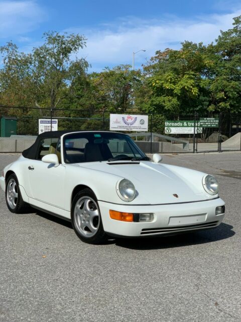 1994 911 Carrera 2 Cabriolet Grand Prix White 3.6L H6 Manual RWD 1994 Porsche 911 Carrera 2 Cabriolet