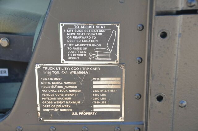 1994 Hummer M998A1 - photo 10