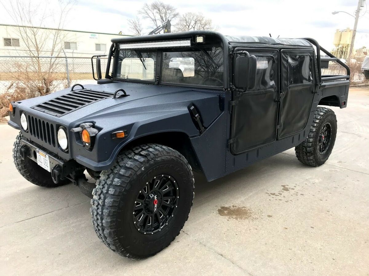 1994 AM General Diesel Soft Top Slantback 4x4 HMMWV Humvee M998 - not H1 H2 H3 1994 Hummer H1