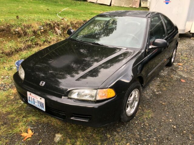 1994 Black Honda Civic DX 2 Door 5 Speed Stick Runs Great 40 MPG 1994 Honda Civic DX