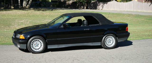 1994 BMW 325i Cabriolet; Black/Black, full history, ONLY 41K MILES!! 1994 BMW 3-Series