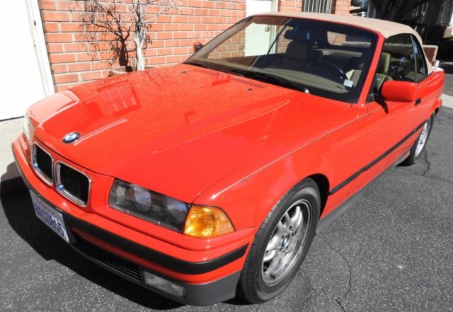 1994 BMW 325i Convertible RED Vintage 3-Series *ULTRA LOW MILES* 1994 BMW 3-Series