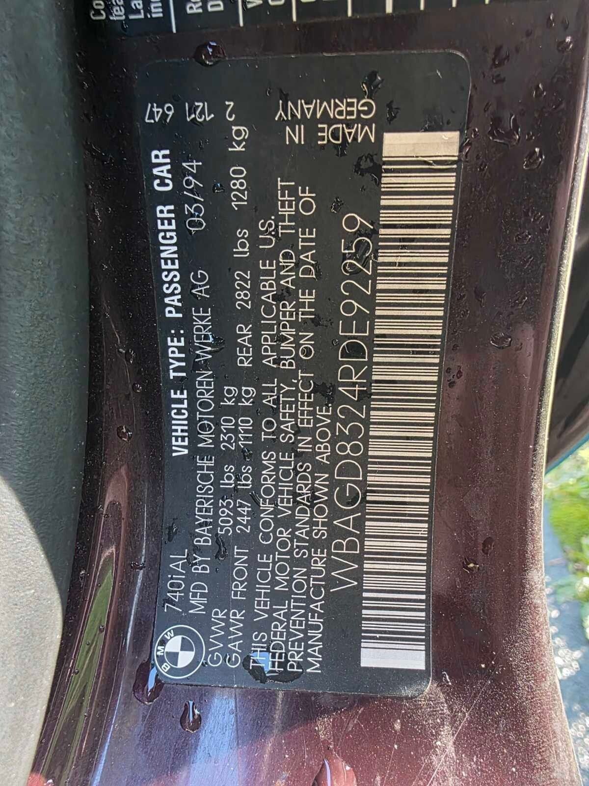 1994 BMW 7-Series - photo 10