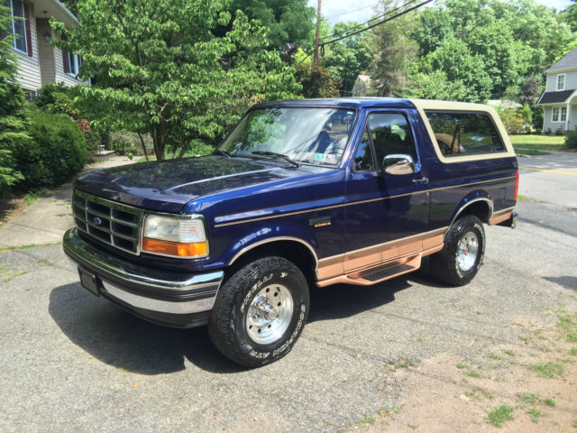 1994 Bronco 121k Actual Mile Survivor! Limited Slip Leather MINT ORIGINAL 1994 Ford Bronco EDDIE BAUER MINT 100%ORIGINAL SURVIVOR!