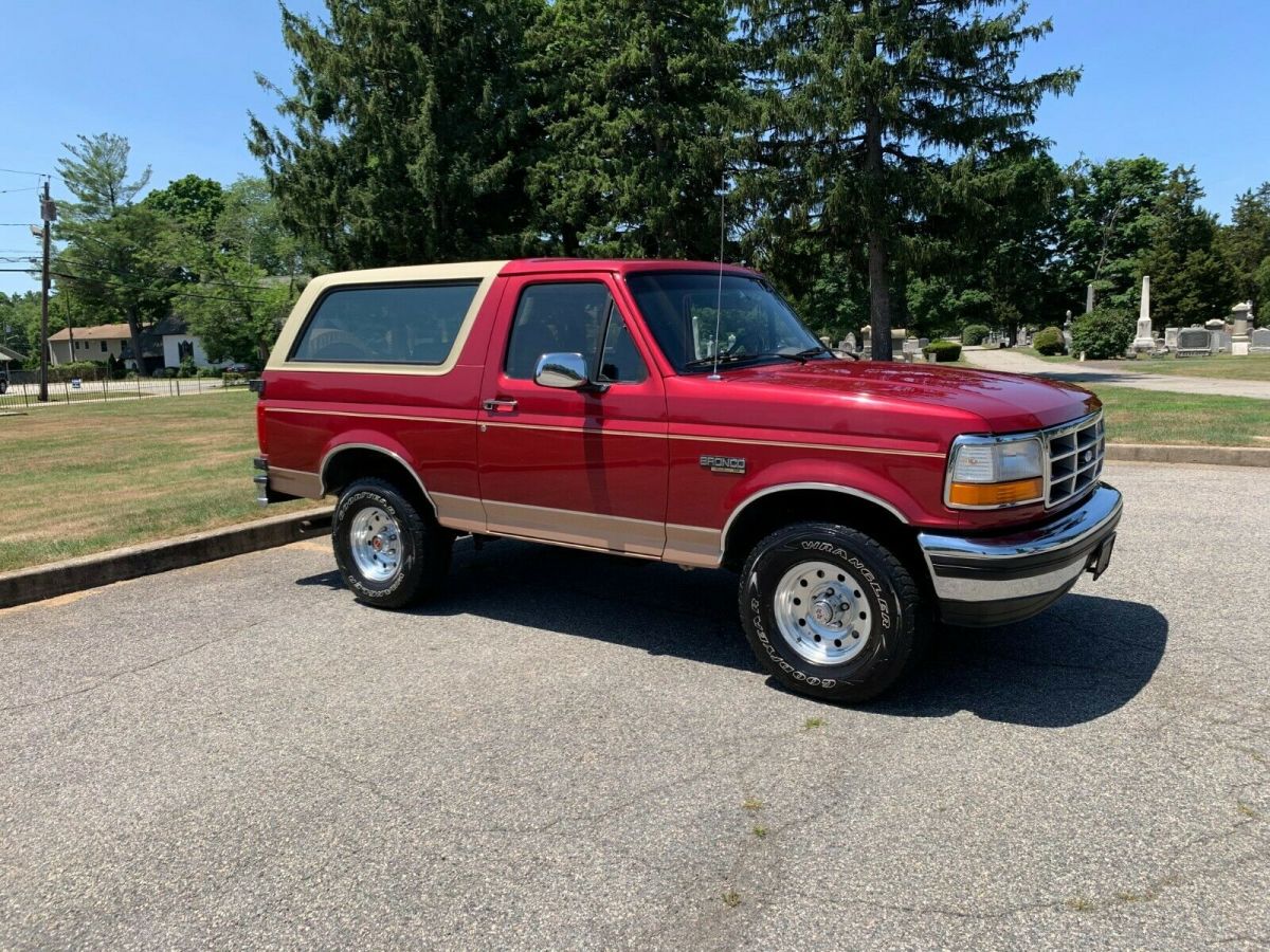 1994 Bronco Only 112k Actual Miles! 5.8 Liter V8 Tow Pkg Limited Slip Rear MINT! 1994 Ford Bronco EDDIE BAUER IDAHO SURVIVOR!