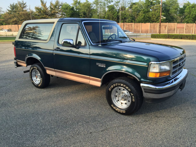1994 Bronco Only 83k Actual Miles! 5.8 liter V8 Tow Package Leather Excellent! 1994 Ford Bronco Eddie Bauer LOW MILES! 100% Rust Free Survivor!