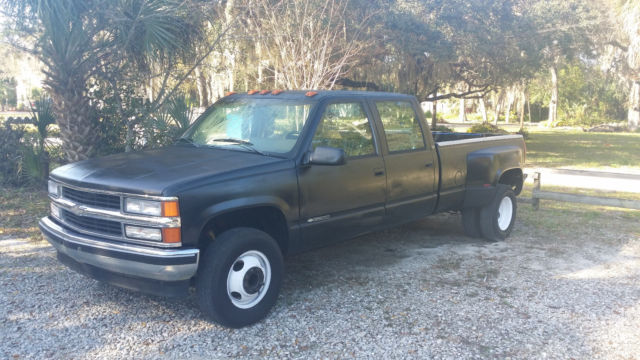 1994 Chevrolet 3500 1-ton crew cab 4x4 dually w/ 454 5 spd w/Granny No Reserve ! 1994 Chevrolet C/K Pickup 3500