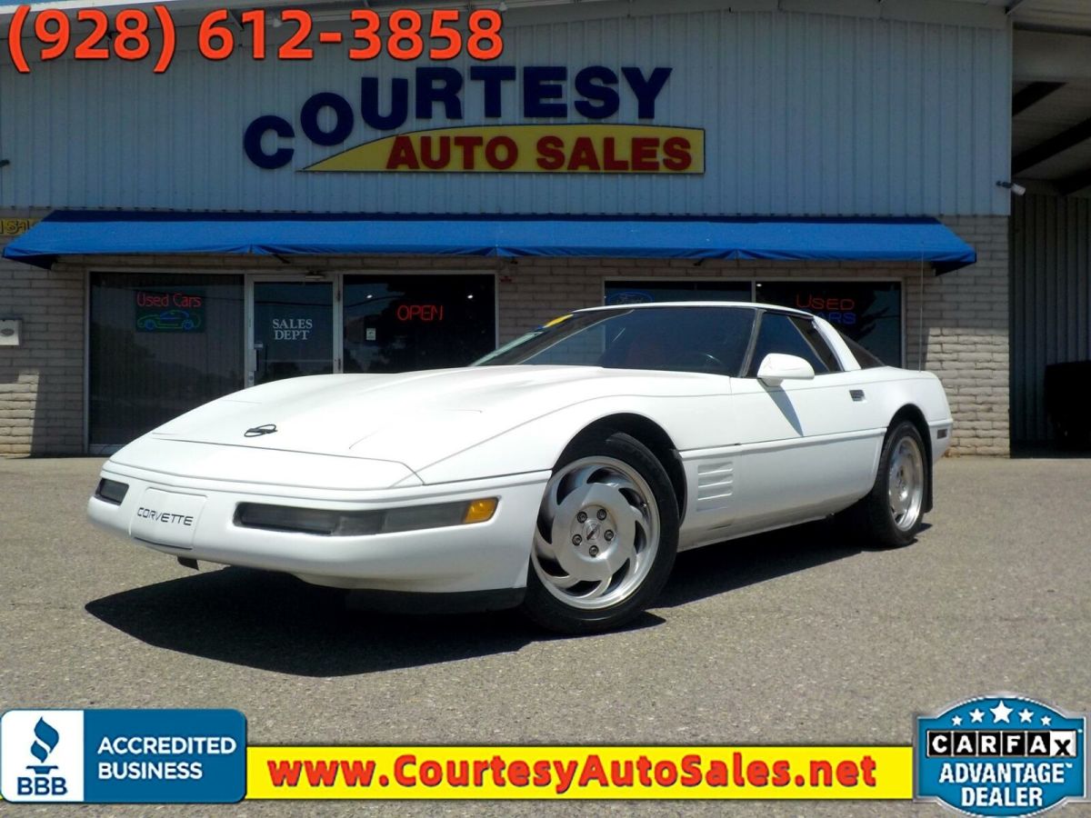 1994 Chevrolet Corvette 2dr Coupe Hatchback 112140 Miles WHITE 5.7 LITER V8 Aut 1994 Chevrolet Corvette 2dr Coupe Hatchback