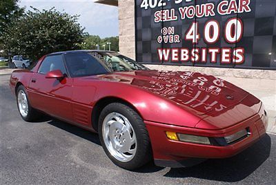 1994 Chevrolet Corvette Automatic Glass Top Leather Power Seats 1994 Chevrolet Corvette 2dr Coupe Hatchback
