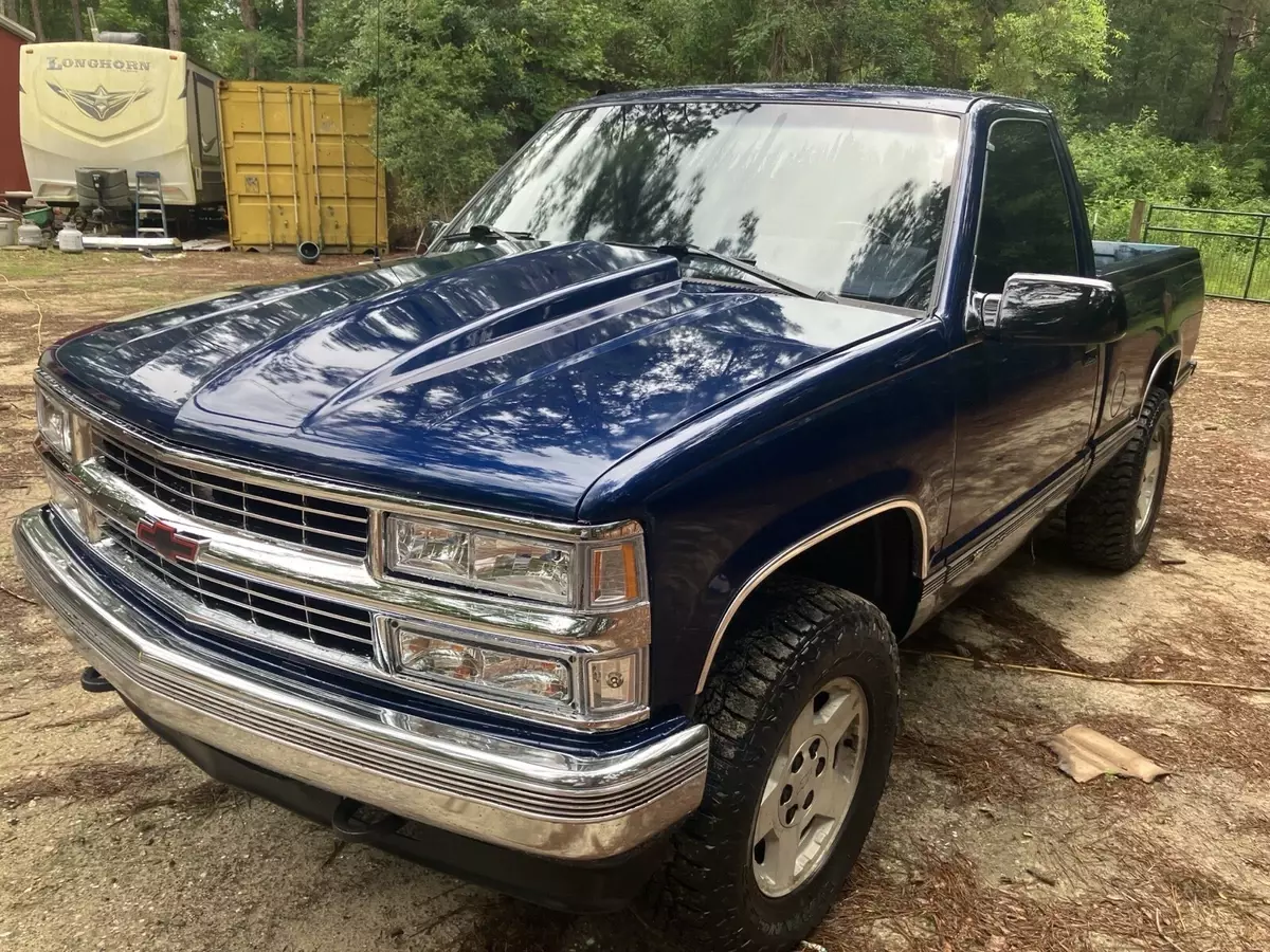1994 Chevrolet Gmt-400 Pickup Blue K1500 1994 Chevrolet C/K Pickup 1500 K1500