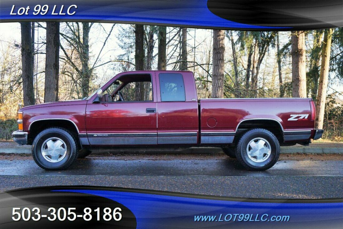 1994 Chevrolet K1500 Silverado 4X4 SuperCab Low Miles126K No Rust Automatic F150 1994 Chevrolet C/K Pickup 1500 K1500 Silverado 4X4 SuperCab Low Miles126K No Rust