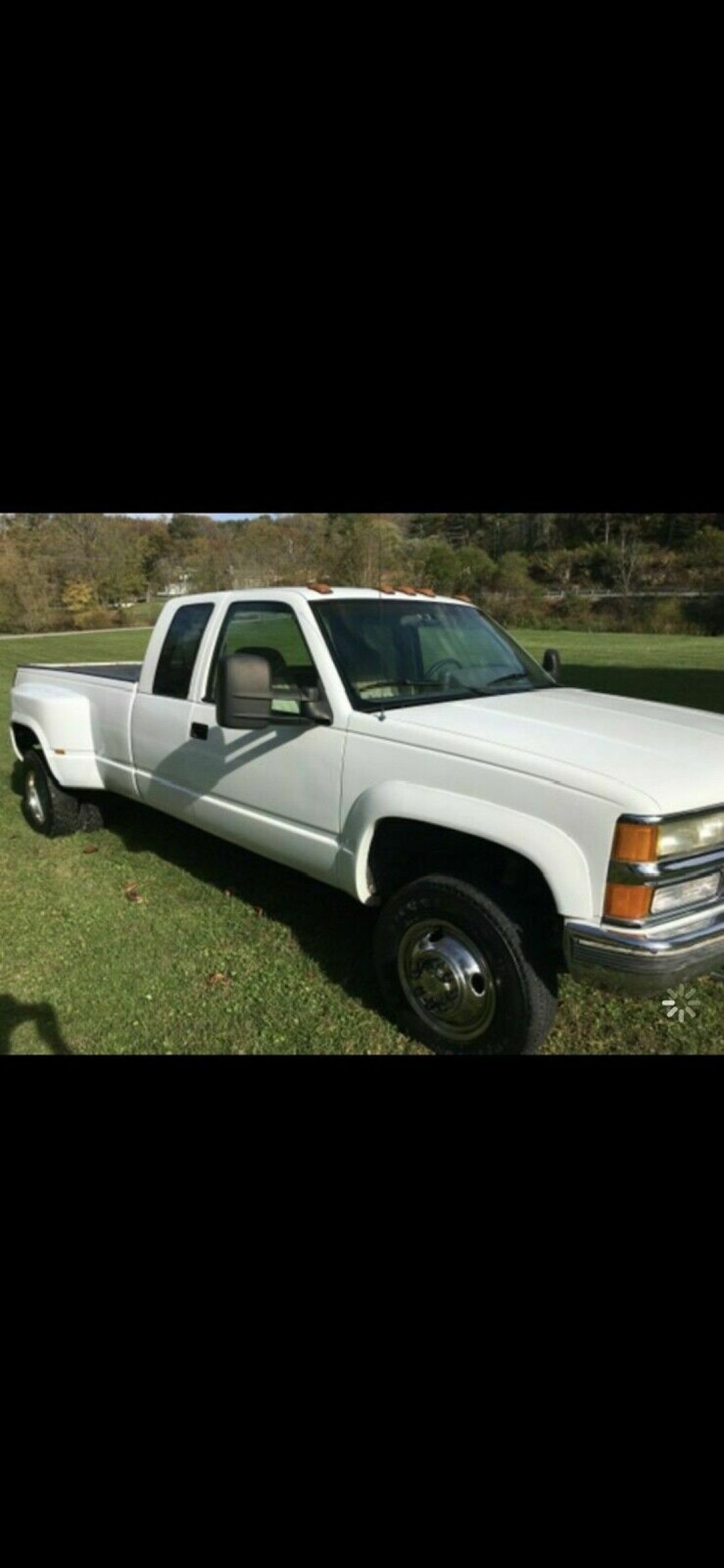 1994 Chevrolet K3500 Pickup White 4WD Automatic K3500 1994 Chevrolet K3500 K3500