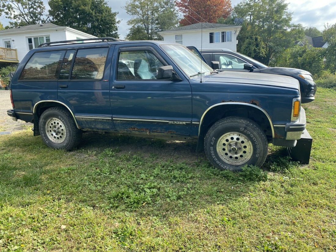 1994 Chevrolet S10 Blazer SUV Blue 4WD Automatic S10 1994 Chevrolet S10 Blazer S10