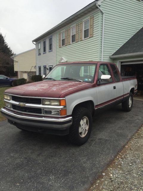 1994 Chevrolet Silverado 1500 Z71 Extended Cab 4WD Pickup Truck 1994 Chevrolet C/K Pickup 1500 Silverado