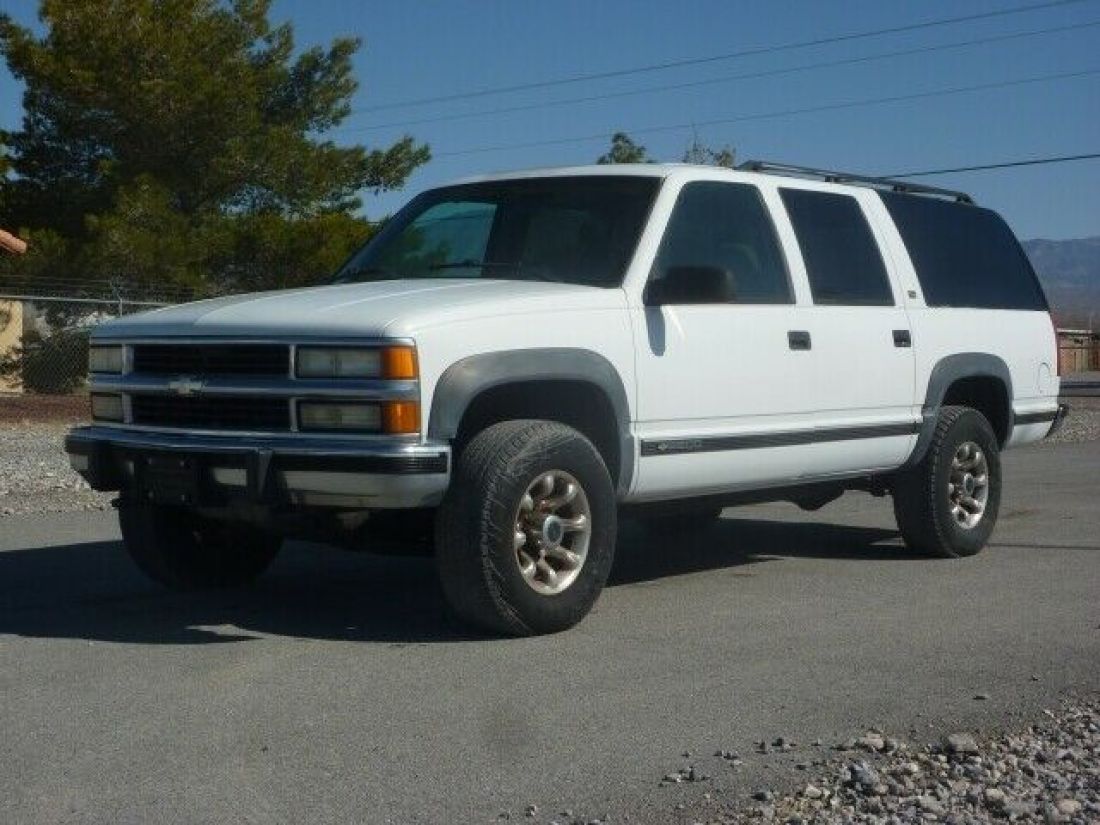 1994 CHEVROLET SUBURBAN 2500 HD 4X4 BIG BLOCK 454 JUST 113000 MILES RUST FREE CA 1994 Chevrolet Suburban
