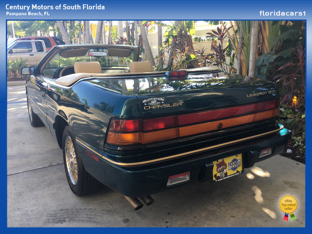 1994 Chrysler LeBaron GTC Convertible 2-Door - photo 10