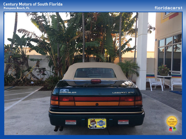 1994 Chrysler LeBaron GTC Convertible 2-Door - photo 7