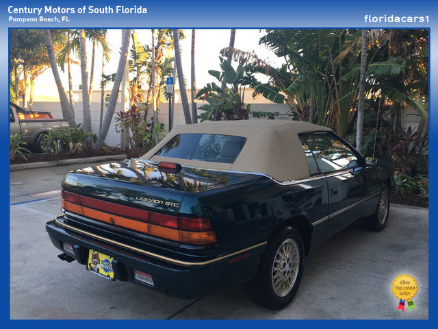 1994 Chrysler LeBaron GTC Convertible 2-Door - photo 8