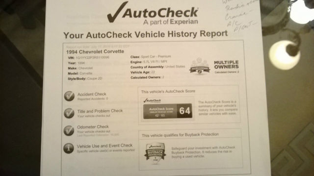 1994 Chevrolet Corvette TARGA - photo 2