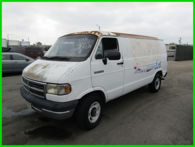 1994 Dodge B250 Ram Used 5.2L V8 16V Automatic Minivan/Van NO RESERVE 1994 Dodge Ram 2500