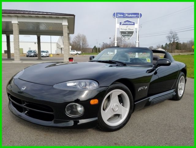 1994 Dodge Viper R/T 8.0L V10 Manual Air Conditioning 1-Owner 1k Miles 94 1994 Dodge Viper R/T