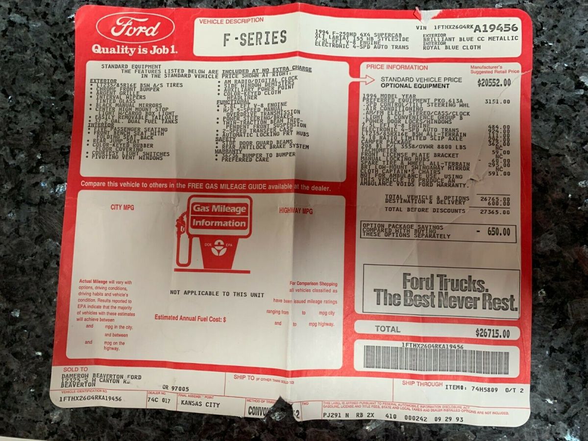 1994 Ford F-250 - photo 4