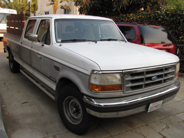 1994 F350 7.5 Gas CrewCab AT AC Power Windows Longbed 140K 1994 Ford F-350 XLT