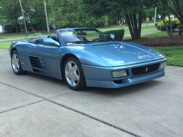 1994 Ferrari 348 Spider - Blue 24k miles Recent Belt Service 1994 Ferrari 348