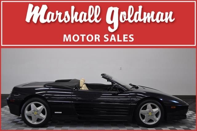 1994 FERRARI 348 SPIDER BLUE SCURO CREAMA LEATHER BOOKS TOOLS SERVICED 552 MILE 1994 Ferrari 348