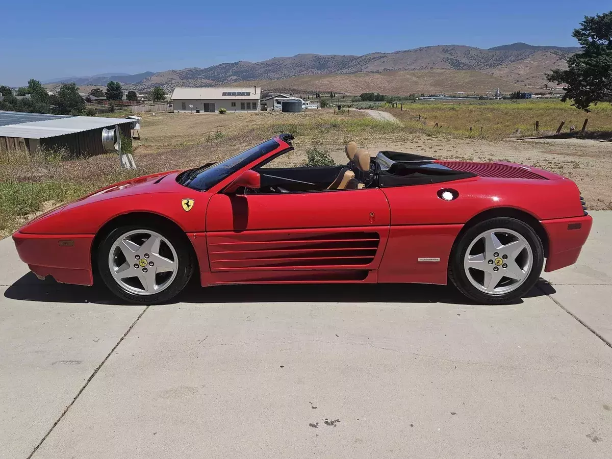 1994 Ferrari 348 Spider Convertible Red SPIDER 1994 Ferrari 348 SPIDER