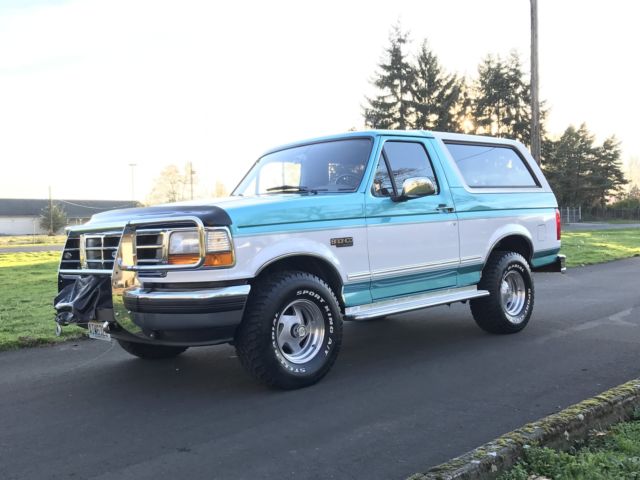 1994 Ford Bronco 4X4 1-Owner Low Miles Garage Kept Must See Excellent Condition 1994 Ford Bronco XLT Sport Utility 2-Door