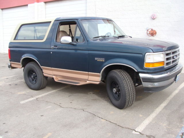 1994 Ford Bronco Eddie Bauer Edition 197k New Tire & Recent Service Check it Out 1994 Ford Bronco Eddie Bauer