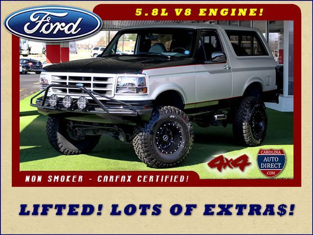 1994 Ford Bronco XLT 4X4 - LIFTED - LOT$ OF EXTRA$! Silver 8 Automatic 1994 Ford Bronco XLT 4X4 - LIFTED - LOT$ OF EXTRA$!