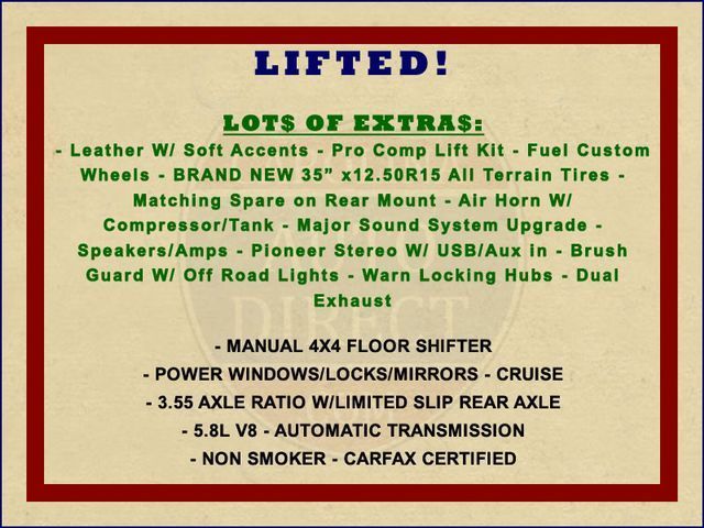 1994 Ford Bronco XLT 4X4 - LIFTED - LOT$ OF EXTRA$! - photo 2