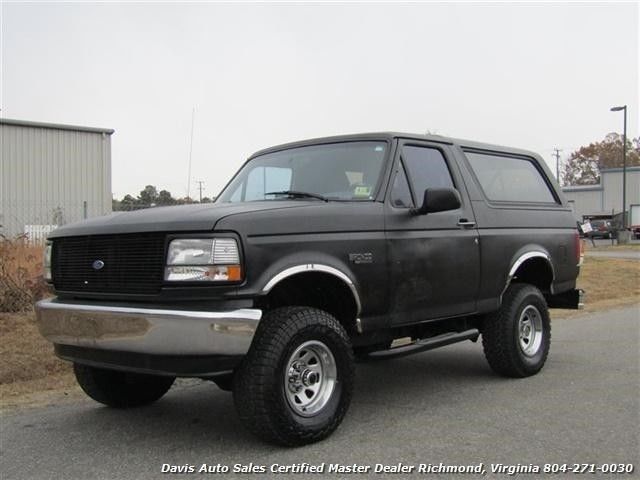 1994 FORD BRONCO XLT Classic OBS 4X4 Lifted SUV 57511 Miles Black SUV Automatic 1994 Ford Bronco XLT Classic OBS 4X4 Lifted SUV