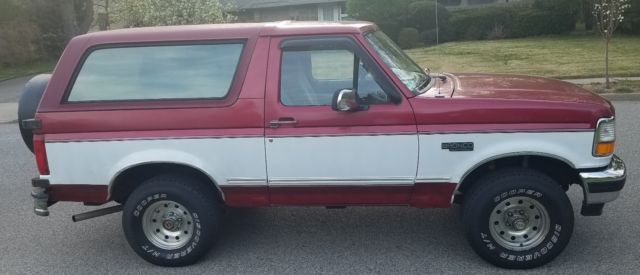1994 FORD BRONCO XLT1 OWNER 105K AWD ALL POWER OPTIONS 4 NEW TIRES XLNT COND! 1994 Ford Bronco XLT