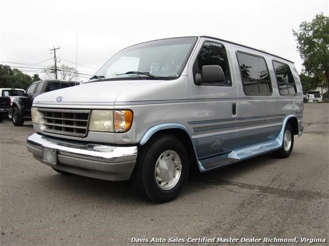 1994 FORD E-150 Econoline Custom Executive Con 78640 Miles Gray Van Automatic 1994 Ford E-Series Van Econoline Custom Executive Con