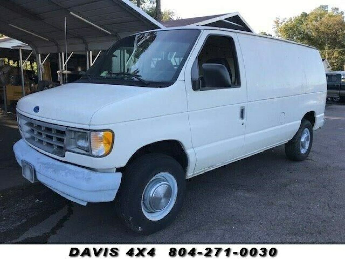 1994 FORD ECONOLINE E-250 Cargo Commercial Work Van V8 Automatic 186948 Miles Wh 1994 Ford E-Series Van E-250 Cargo Commercial Work Van V8 Automatic