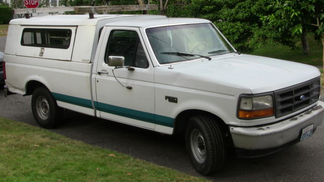 1994 Ford F-150 Pickup Truck. 4.9L Straight 6. Side Access Steel Canopy 1994 Ford F-150 XL Standard Cab Pickup 2-Door