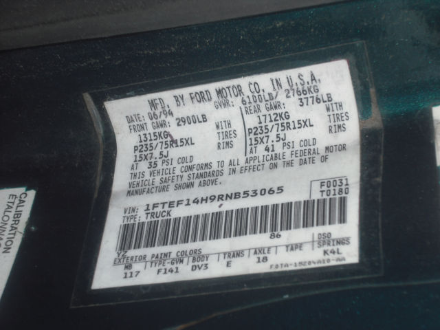 1994 Ford F-150 XL Standard Cab Pickup 2-Door - photo 12