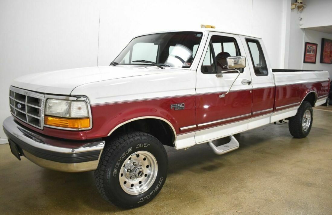 1994 Ford F-150 XLT 2dr 4WD Extended Cab LB 110,950 Miles White Pickup Truck 5.0 1994 Ford F-150 XLT 2dr 4WD Extended Cab LB