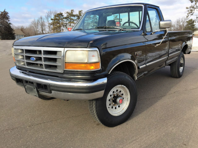 1994 Ford F-250 XLT Standard Cab Pickup 2-Door 7.3L Factory Turbo Diesel 4X4 1994 Ford F-250 XLT Standard Cab Pickup 2-Door