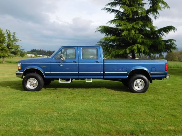 1994 FORD F-350 CREW CAB LONG BED 1 TON 4X4 XLT 460 BIG BLOCK AUTOMATIC 1994 Ford F-350 XLT